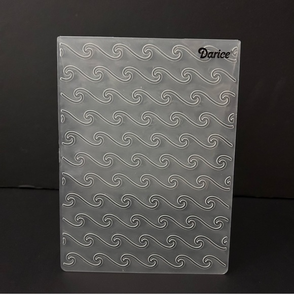 Darice 4” x 6” embossing folder - BEACH WAVES - Picture 5 of 8